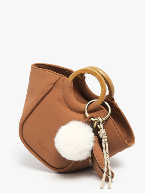 Cross Body Tas Crocus Woomen Bruin crocus WCRO33 ander zicht 2